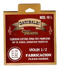 Juego de Cuerdas Prado Violín 1/2 Garibaldi Modelo 10