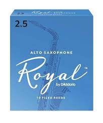 Caja de Cañas Sax Alto 2 1/2 Rico Royal