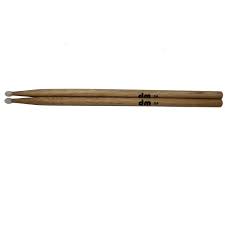 Par de Baqueta Dm Bateria 5a Roble Punta Nylon