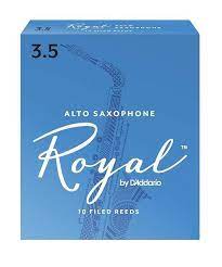 Caja de Cañas Sax Alto 3 1/2 Rico Royal