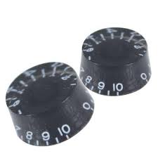 Perilla Rápida para Guitarra Eléctrica Negra DPK-700