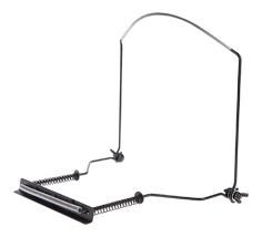 Porta Armonica Metalica Negra Tempo Hme-1