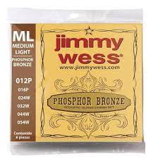 Encordadura Jimmy Wess Guitarra Acústica Bronce