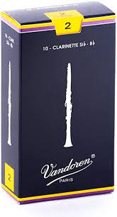 Caja de Cañas Clarinete Sib 2 Vandoren