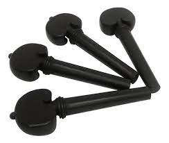 Clavijas P/ Violin de Ebano Heart Shape Set Amadeus Amcl006