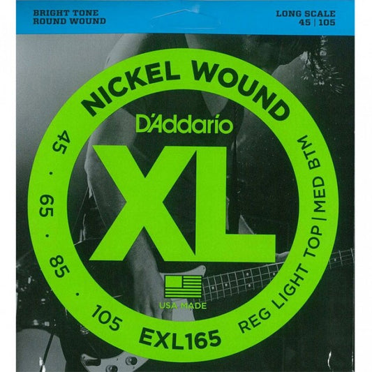 Juego de Cuerdas D'Addario Bajo Eléctrico EXL165