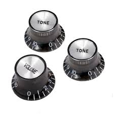 Perilla Volumen Plastico Negra Calca Platap/guitarra Electrica Dpk-500vp